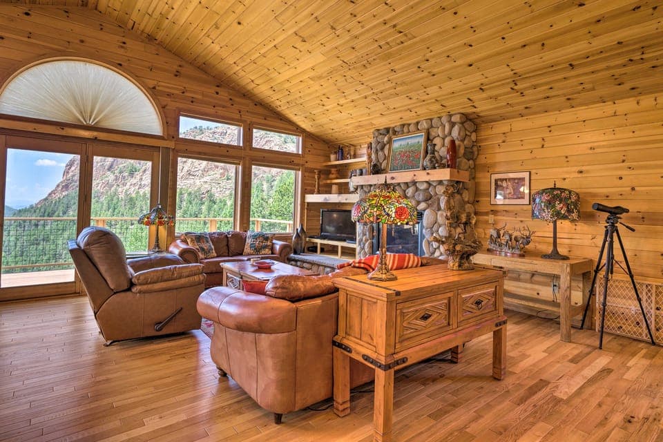 Cripple Creek Mtn Getaway w/ Panoramic Views House in Colorado