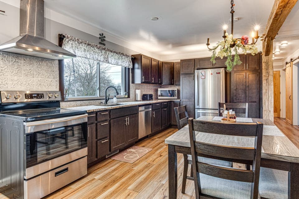 7 Mi to Depot District: Pet-Friendly w/ Fire Pit House in Indiana