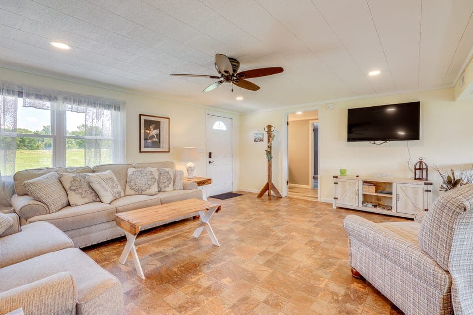 Howe Retreat w/ Fire Pit + Private Boat Dock! House in Indiana