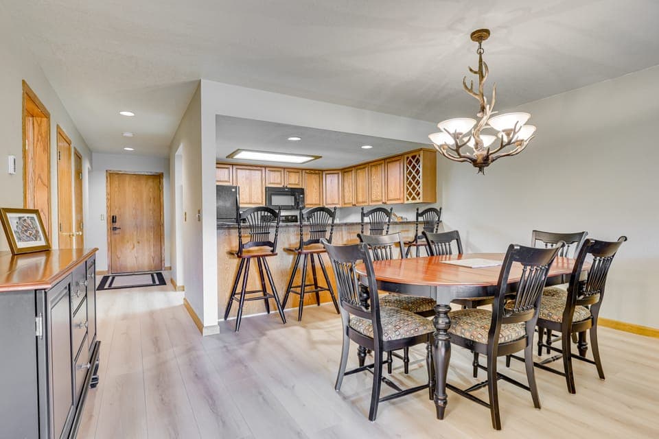 Steps to Shadow Mountain Lake: Grand Lake Condo Apartment in Grand Lake