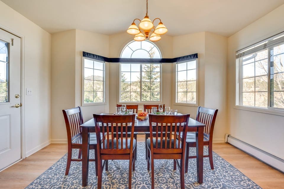 Walk to Downtown: Mountain-View Estes Escape Apartment in Estes Park