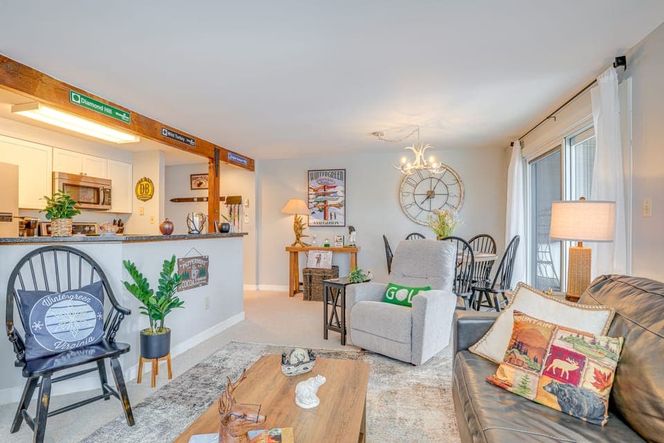 Wintergreen Resort Condo: Deck & Golf Course Views Apartment in Nelson County