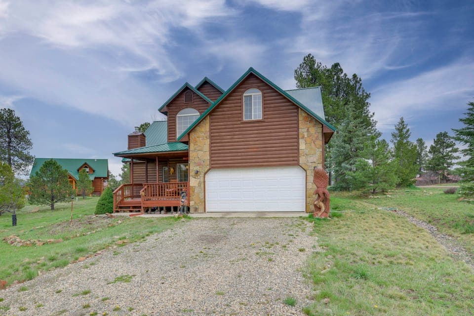 Walk to Trails! Pagosa Home w/ Patio + Views House in Colorado