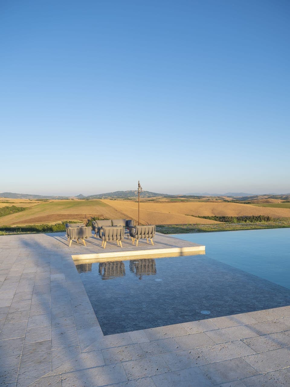 Seasonal outdoor pool, pool umbrellas, sun loungers