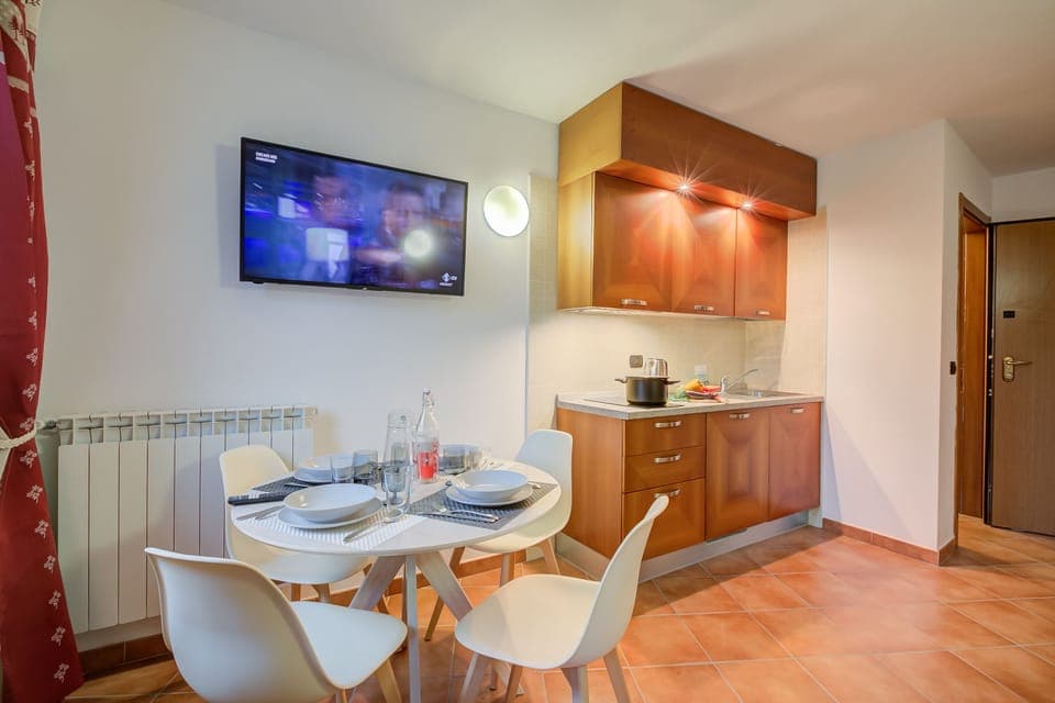 Kitchen and dining area