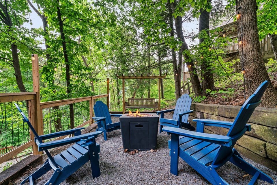 Relax by our new outdoor fire pit (propane).