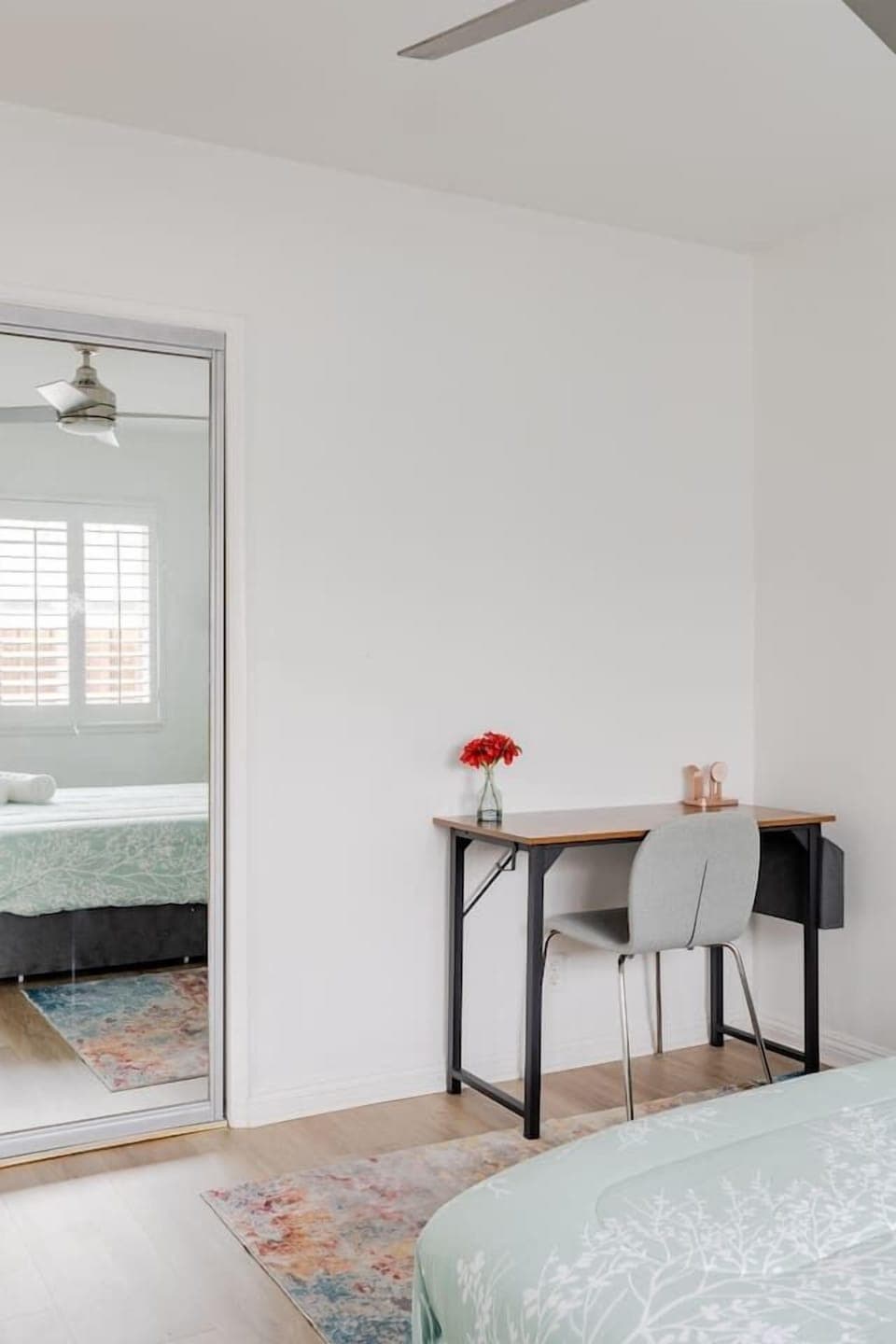 Get some quiet work done at the desk in the 3rd bedroom