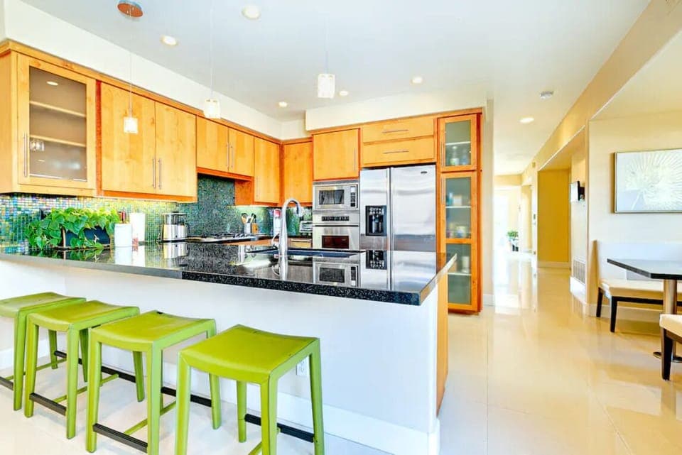 Well Equipped Kitchen.