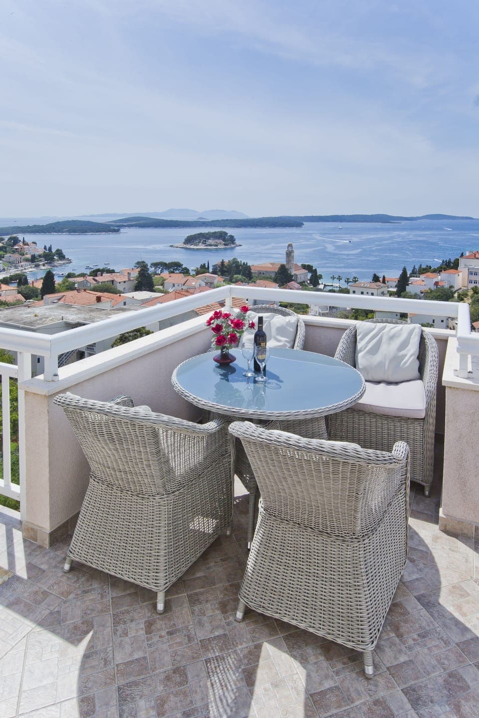 Deluxe Apartment, Sea View | Terrace/patio