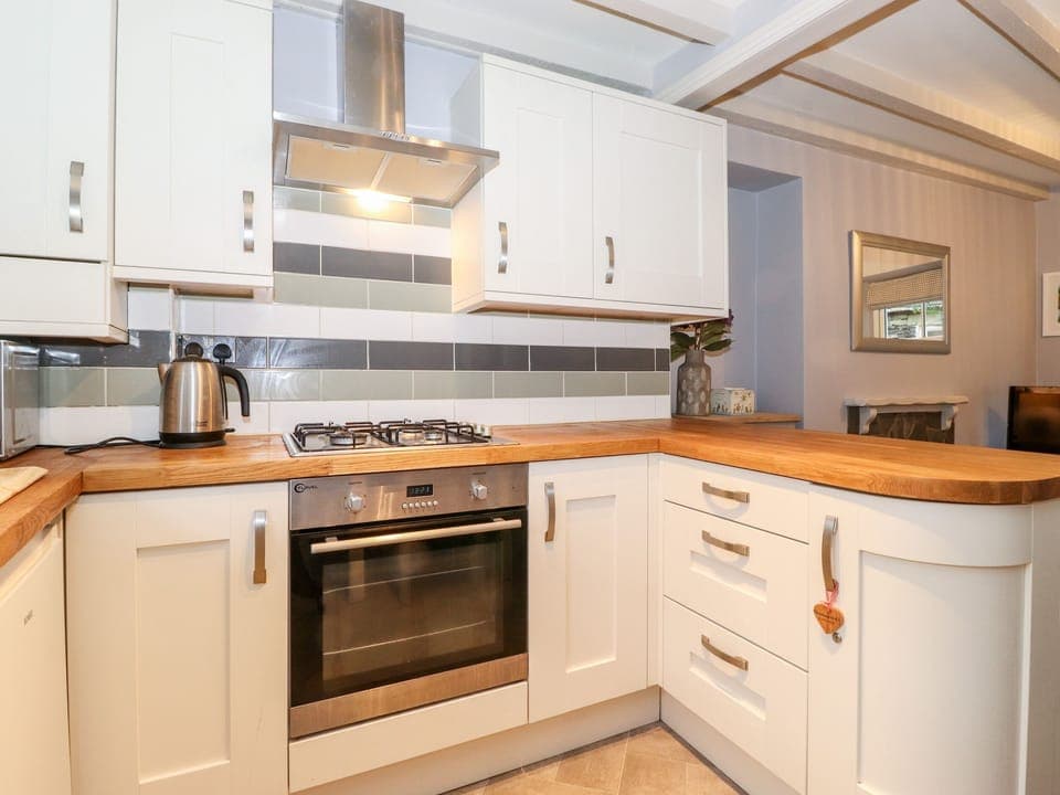 Fridge, dishwasher, electric kettle, toaster