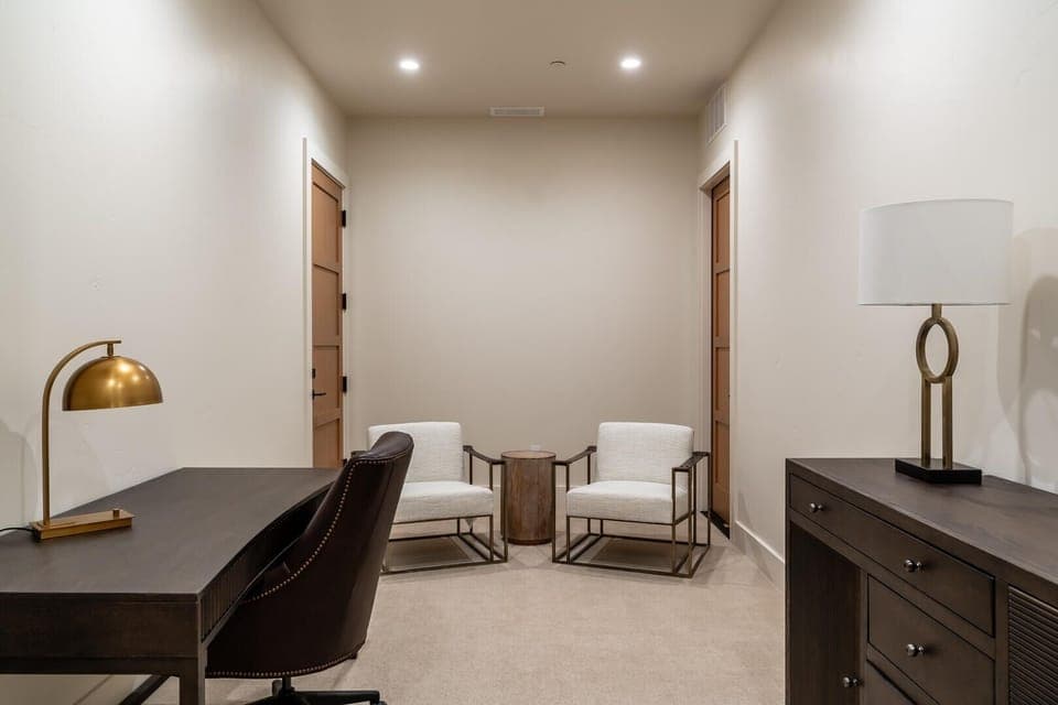 Lamp, Table Lamp, Indoors, Chair, Furniture