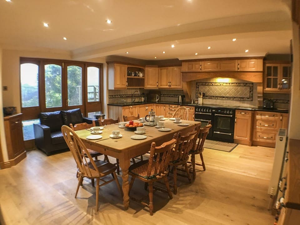 Large well equipped farmhouse kitchen - the hub of the home