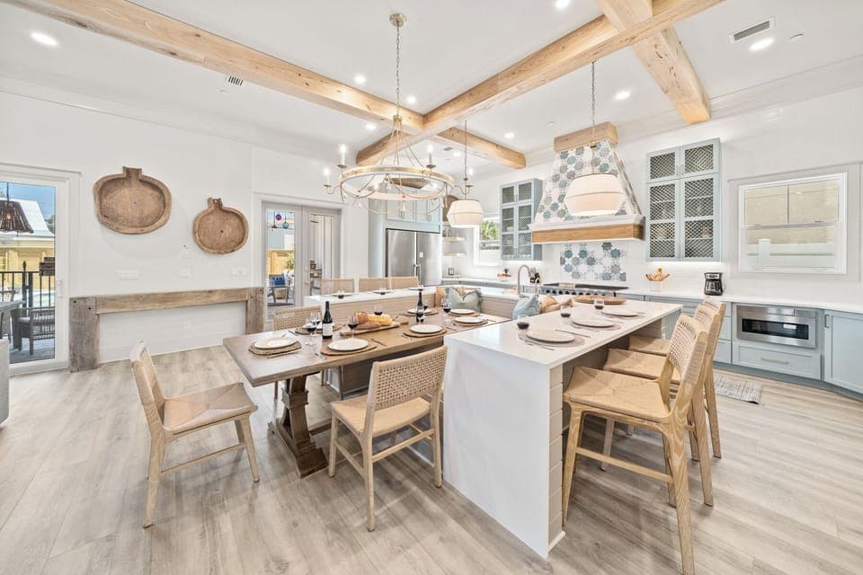 1st Floor Fully Equipped Kitchen and Dining Area