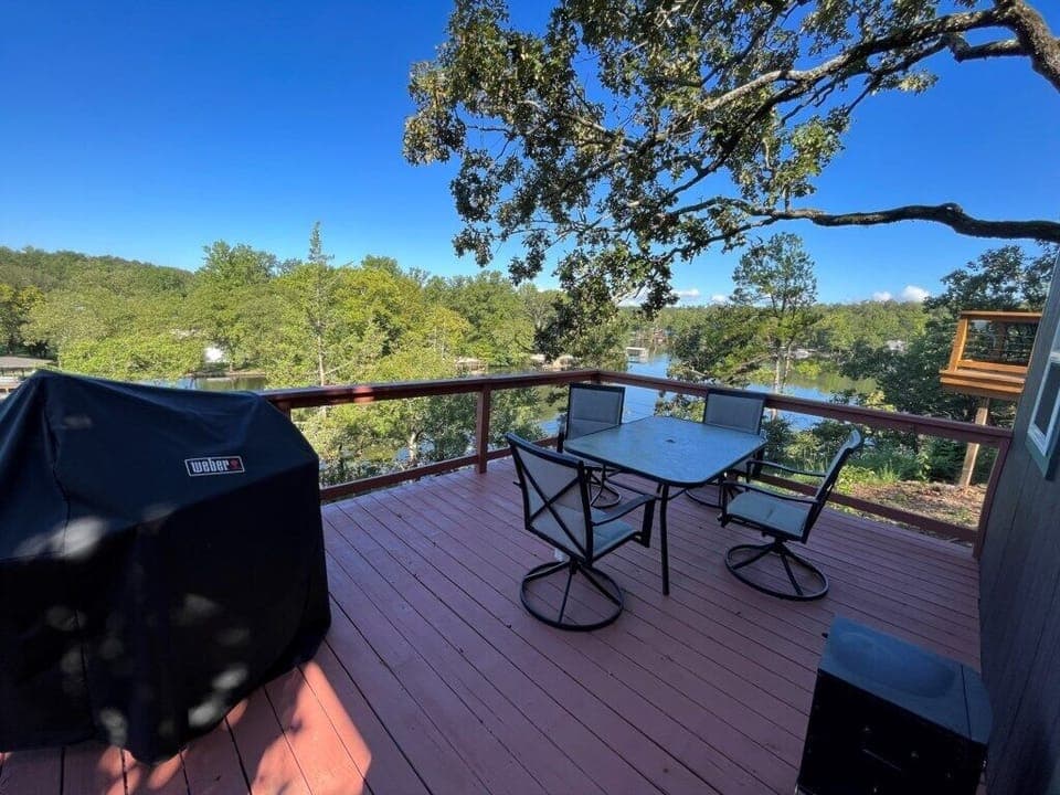 Lovely deck with view