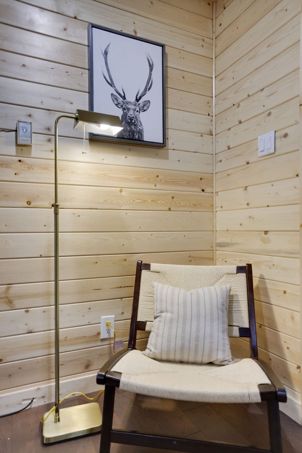 A little corner reading nook to finally knock out that vacation novel.