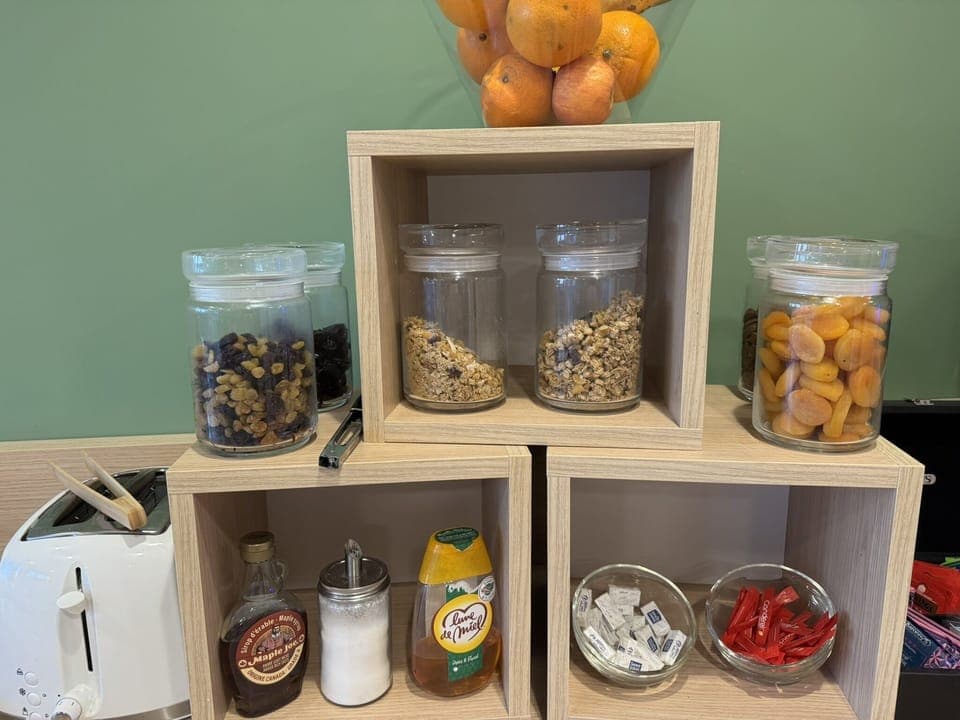 Daily buffet breakfast (EUR 12 per person)