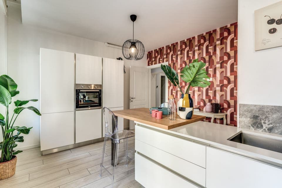 Luxury Apartment | Private kitchen | Fridge, oven, stovetop, dishwasher