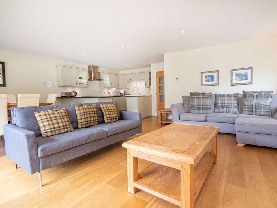 Open plan living space | The Steading Apartment, Aviemore