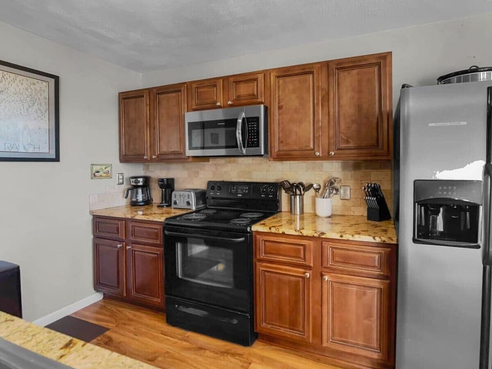 Stove and microwave