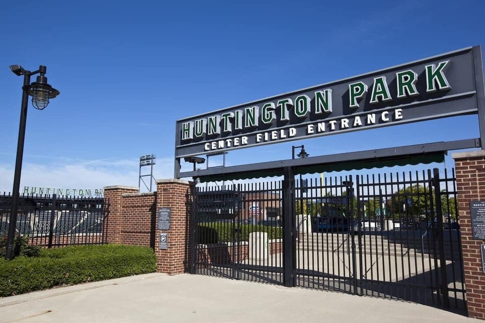 Only 5 minutes to Huntington Park. This is where the Columbus Clippers play baseball.