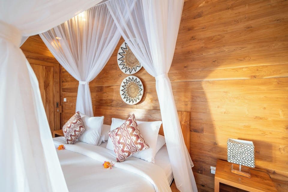 Individually decorated, individually furnished, desk, iron/ironing board