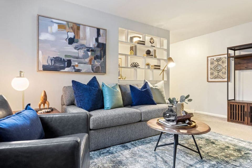 Spend quality time with family and friends in this spacious living area