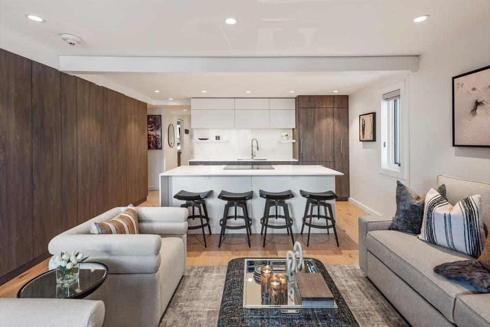 Spacious open layout