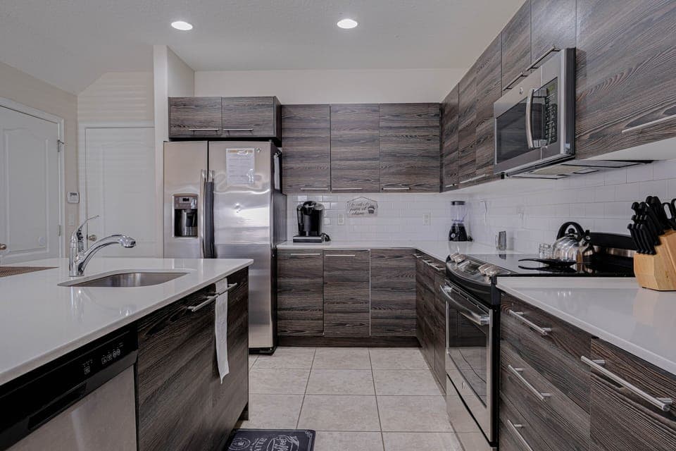 Indoors, Kitchen, Microwave, Oven, Sink