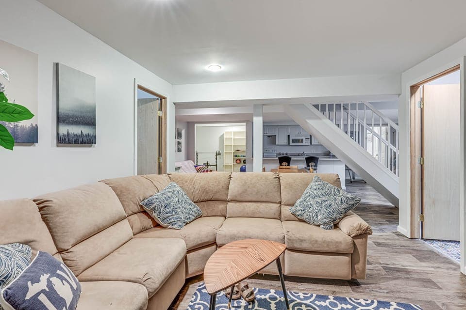 Lower level family room