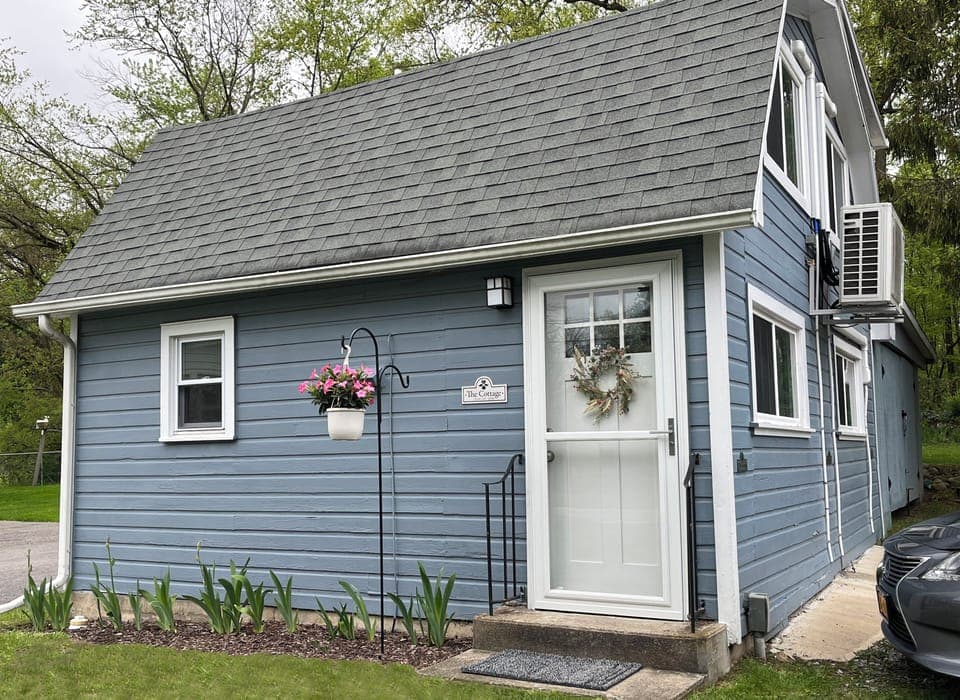 The Cottage at The Blue House Entrance