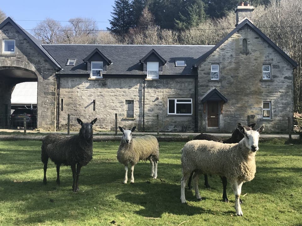 Outside Ederline Farm Cottage