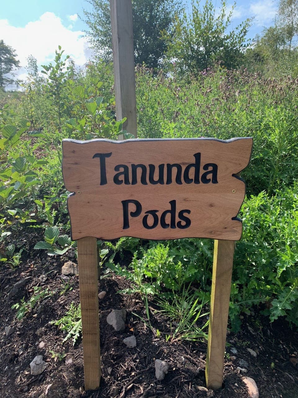 Tanunda Pods sign at entrance