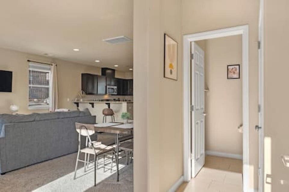 Our home includes a half-bath downstairs for added convenience.