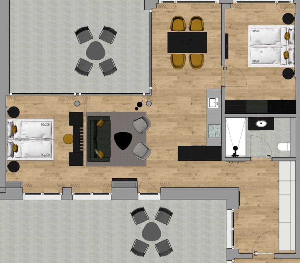 Superior Apartment (no A/C) - Annex Building | Hypo-allergenic bedding, individually decorated, free WiFi