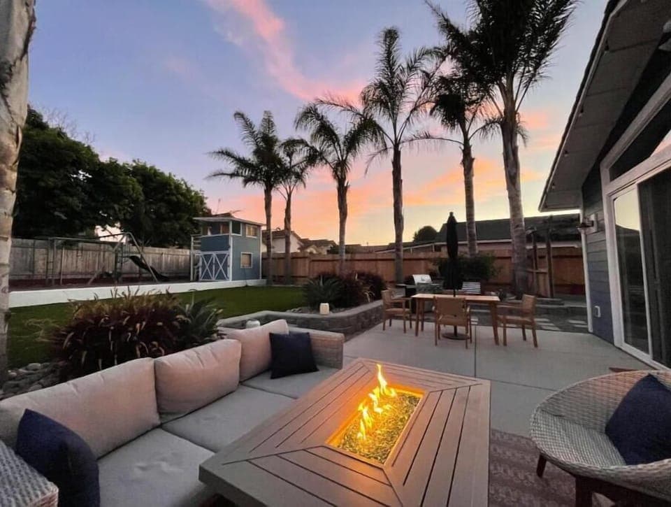 Sunsets by the fire pit :) 