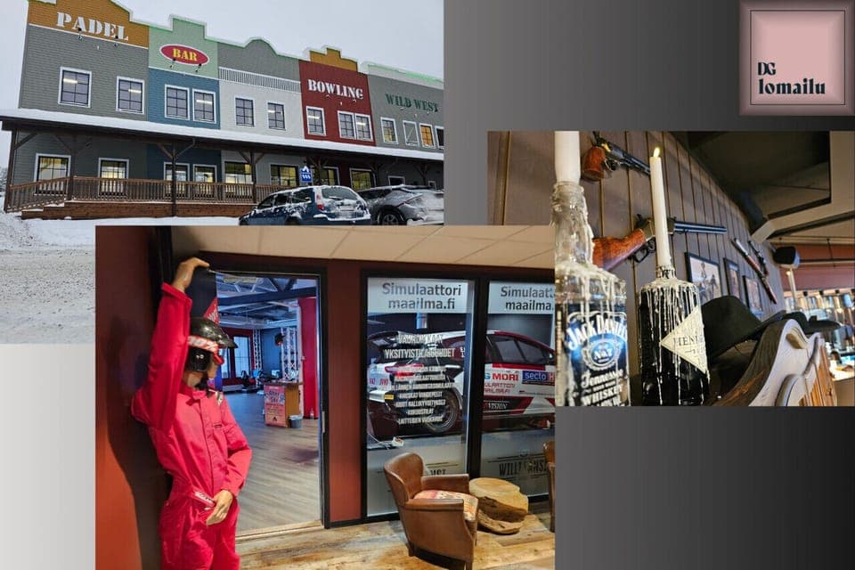 Wild west, keilailu, padel, simulaattorimaailma