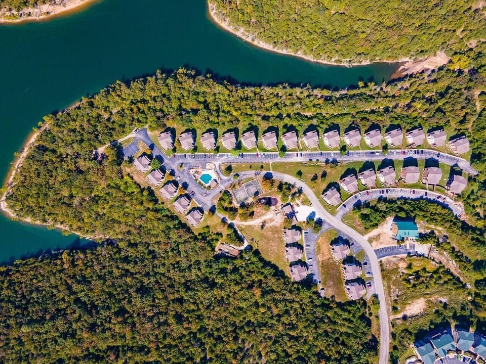 The coolest aerial shot of the community.