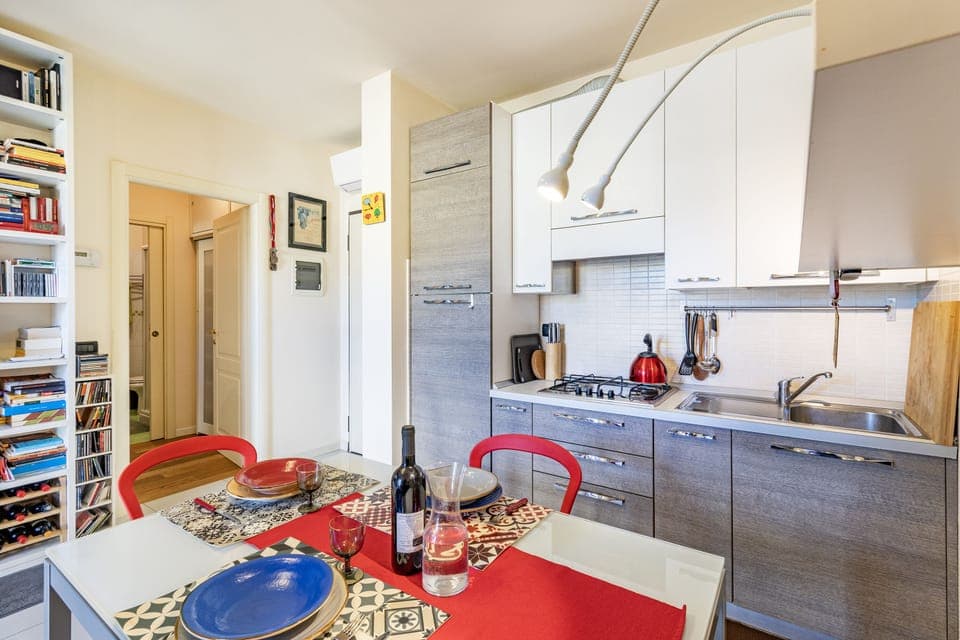 Kitchen and dining area