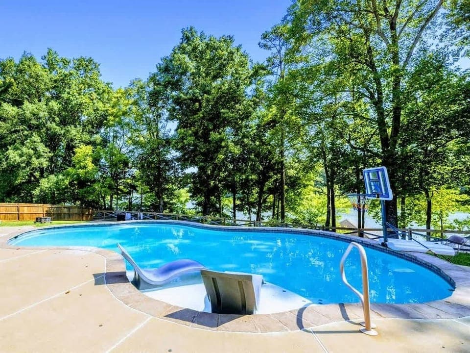 Beat the heat in the private pool, perfect for a sunny day.