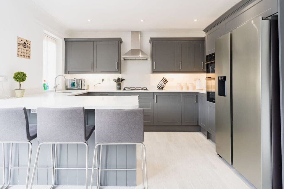 Kitchen/Dining Room: every amenity you need to self cater during your stay at Lydiate is available in the modern kitchen.