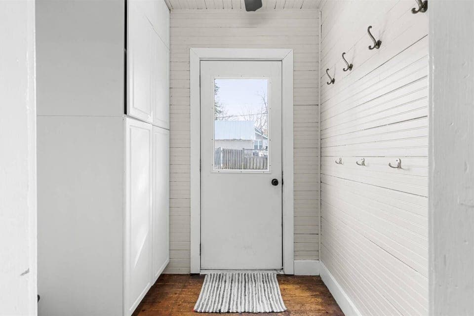 Mud room to back yard, perfect for pets or bikes!