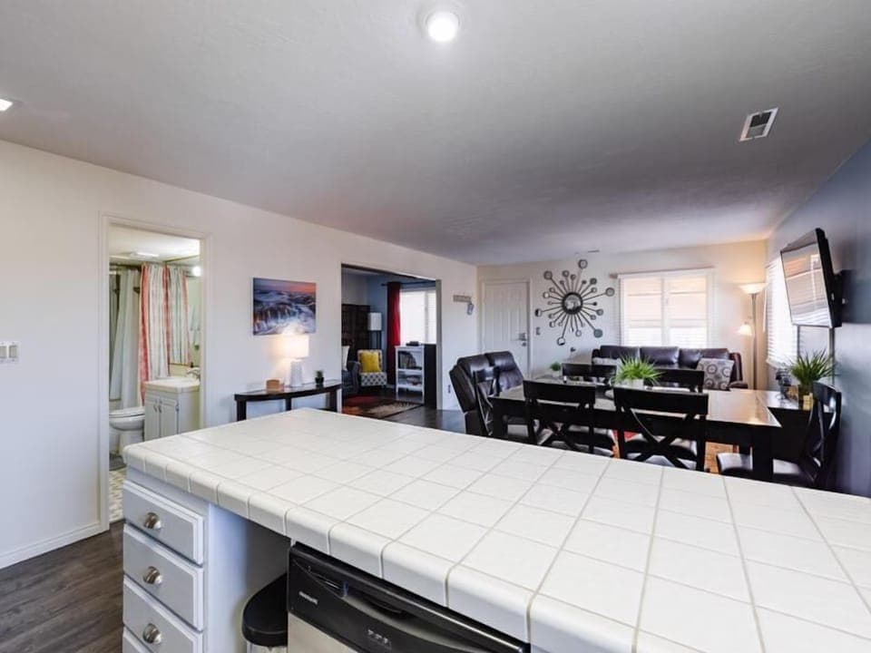 Living Area to Guest Bathroom and 3rd Bedroom