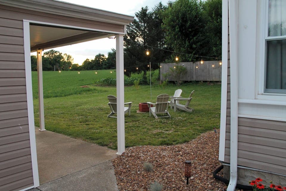 backyard oasis