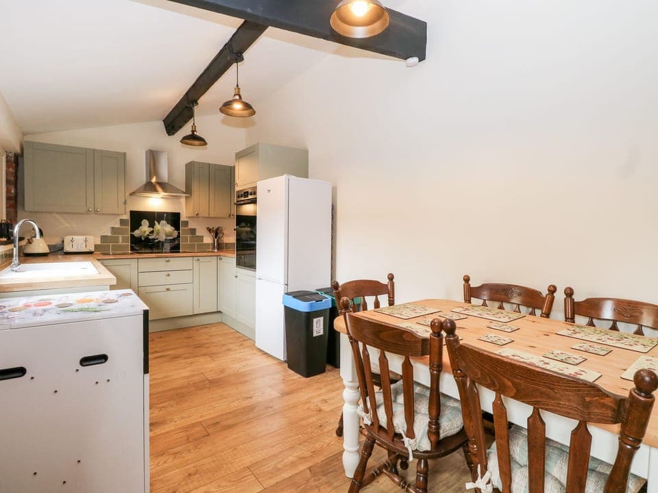 Dishwasher, electric kettle, toaster, cookware/dishes/utensils