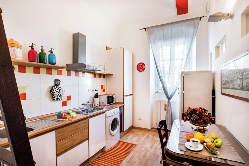 Kitchen and dining area