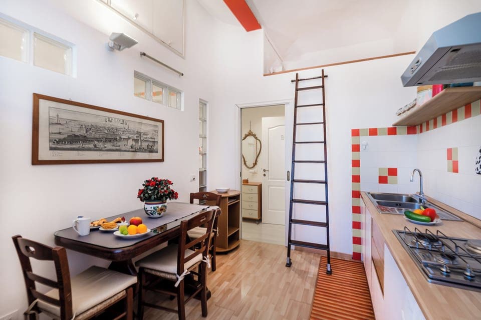Kitchen and dining area