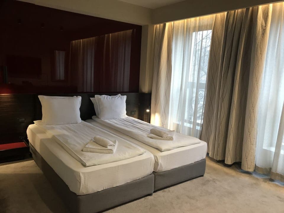 City Double Room, Garden View | Desk, laptop workspace, soundproofing, free WiFi