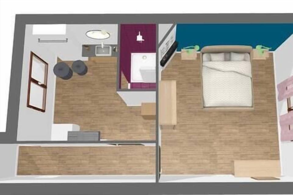 Plan de l'appartement (1er étage)