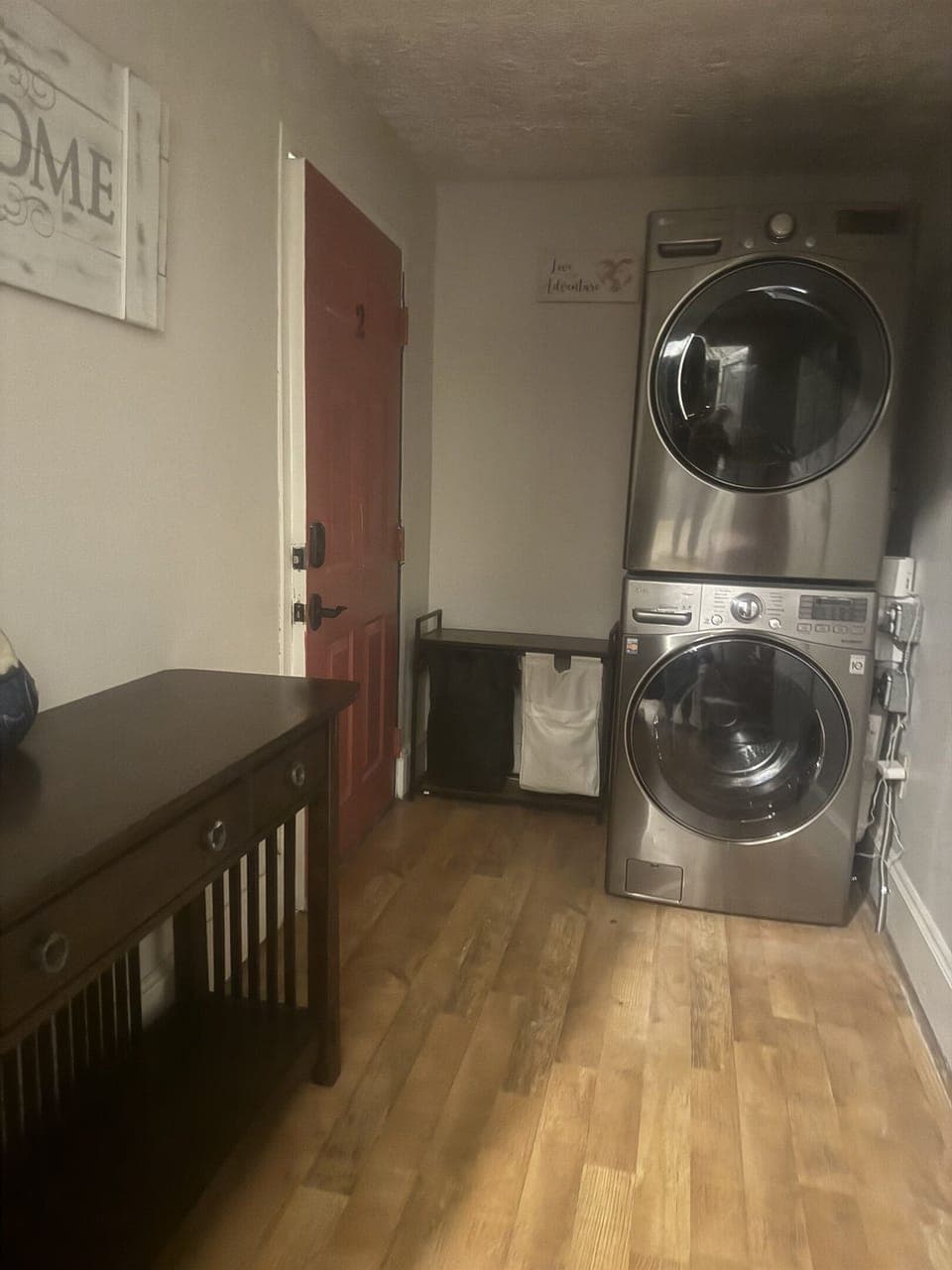 Free use of washer/drier.  