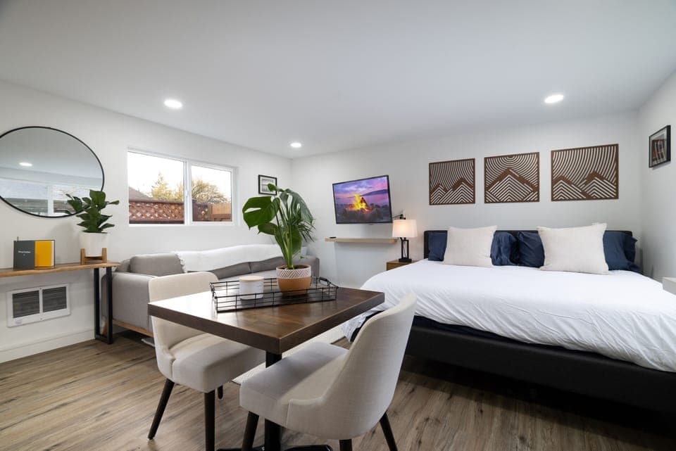 Living/bedroom space